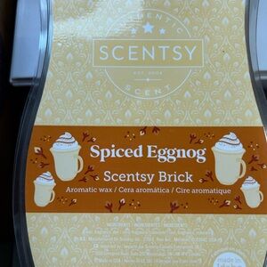Scentsy Spiced Eggnog Wax Brick